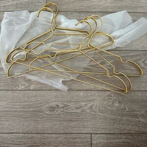 gold hangers